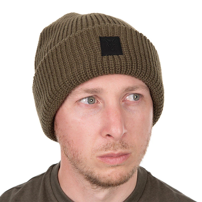 Fox Olive Merino Blend Beanie